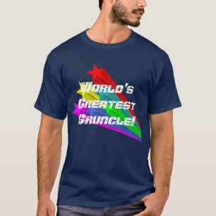 "World's Greatest Gruncle" With Shooting Stars T-Shirt