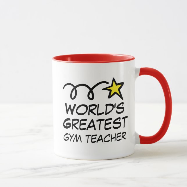 World's Greatest Gym Teacher - Coffee Mug gift (Right)