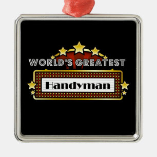World's Greatest Handyman Metal Tree Decoration