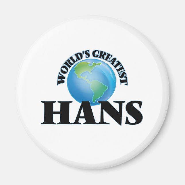 World's Greatest Hans Magnet (Front)