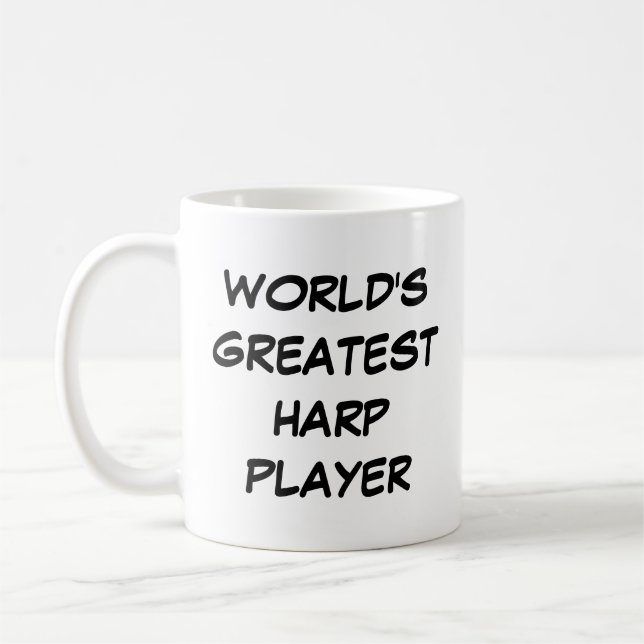 "World's Greatest Harp Player" Mug (Left)
