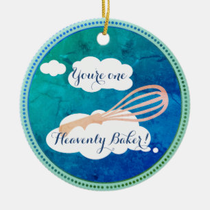 World's greatest heavenly baker Christmas ornament