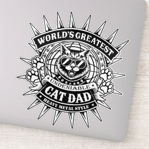 Worlds Greatest Heavy Metal Cat Dad