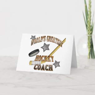 World's Greatest Hockey Coach Card