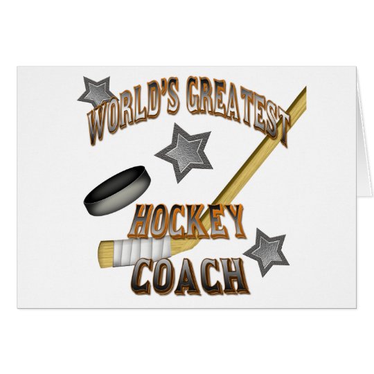 World's Greatest Hockey Coach Card