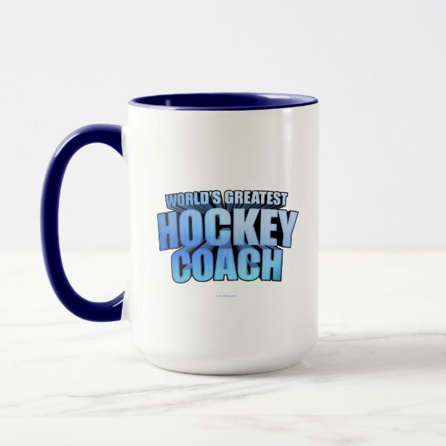 Worlds Greatest Hockey Coach Mug (Left)
