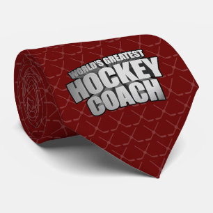 Worlds Greatest Hockey Coach Tie