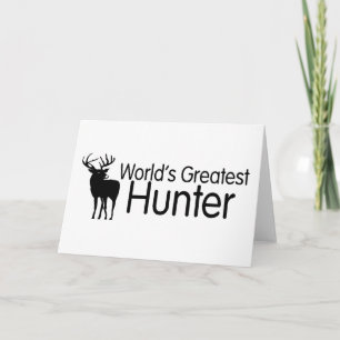 Worlds Greatest Hunter Card