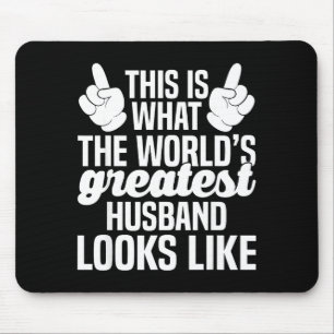 World's greatest husband _ husband ever  mouse mat