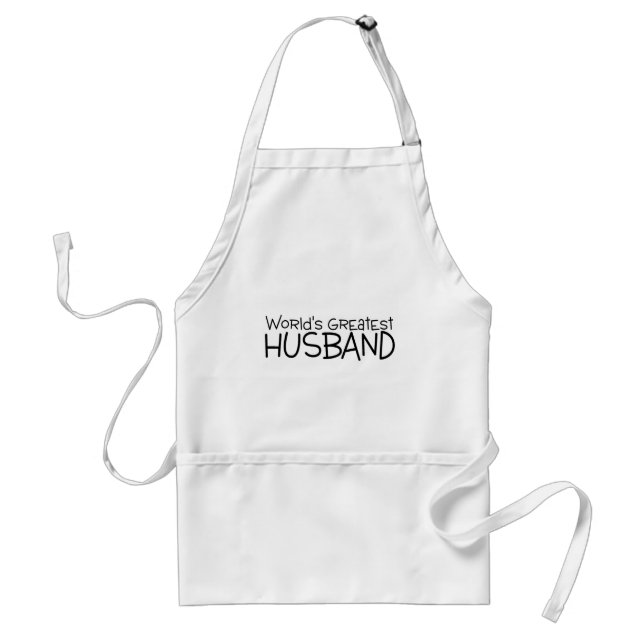 Worlds Greatest Husband Standard Apron (Front)