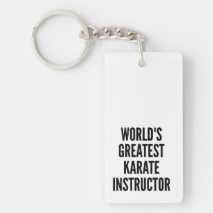 Worlds Greatest Karate Instructor Key Ring