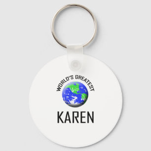 World's Greatest Karen Key Ring