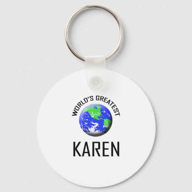 World's Greatest Karen Key Ring (Front)
