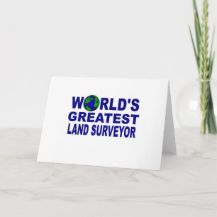 World's Greatest Land Surveyor Card