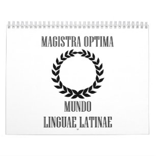 World's Greatest Latin Teacher (Female) Calendar