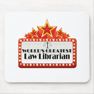 World's Greatest Law Librarian Mouse Mat