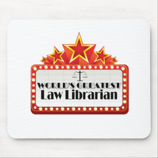 World's Greatest Law Librarian Mouse Mat