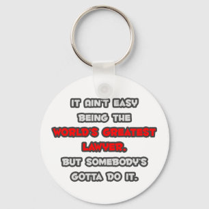 World's Greatest Lawyer Joke Key Ring