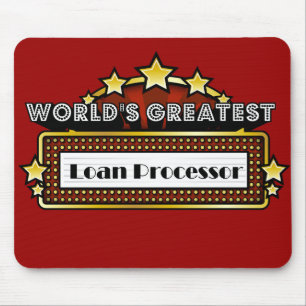 World's Greatest Loan Processor Mouse Mat