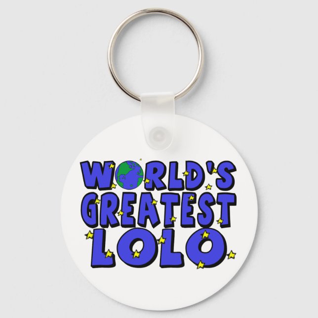 World's Greatest Lolo Key Ring (Front)