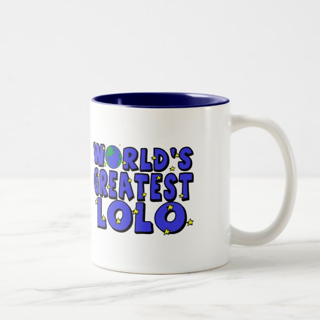 World's Greatest Lolo Two-Tone Coffee Mug (Right)
