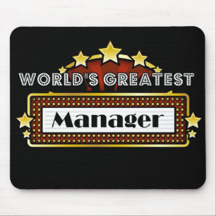 World's Greatest Manager Mouse Mat