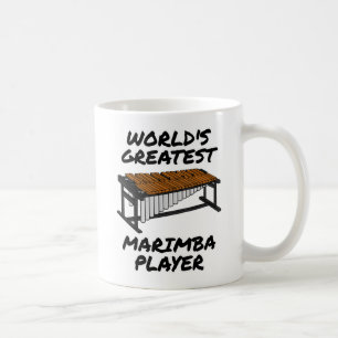 World's Greatest Marimba Player, Marimbist Funny Coffee Mug