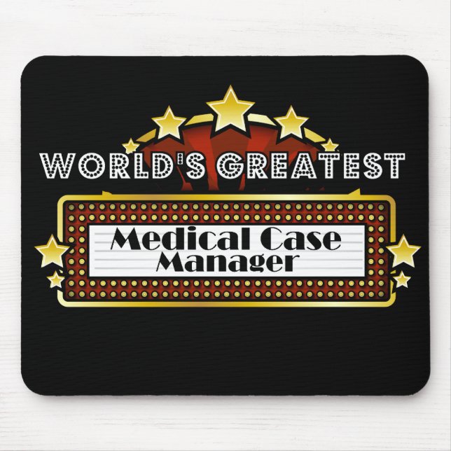 World's Greatest Medical Case Manager Mouse Mat (Front)