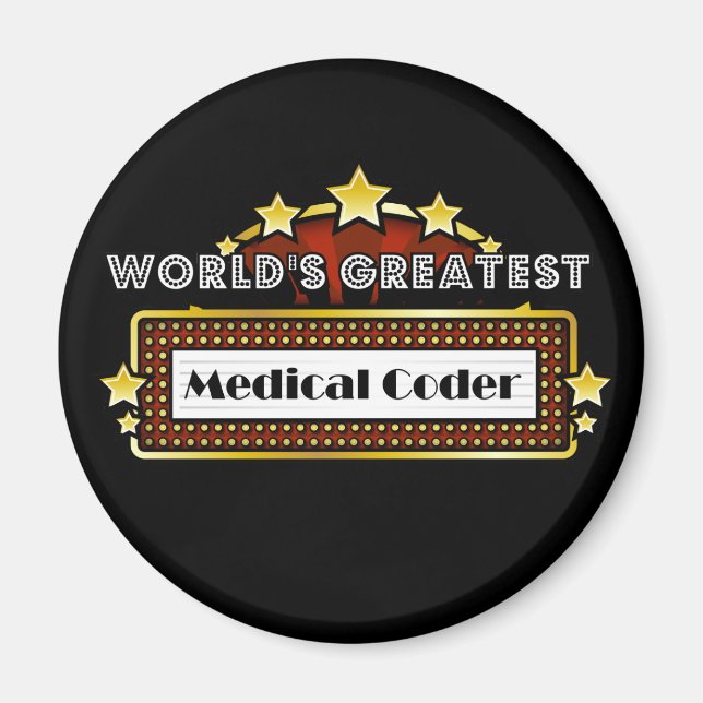 World's Greatest Medical Coder Magnet (Front)