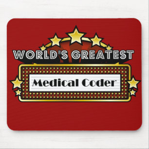 World's Greatest Medical Coder Mouse Mat