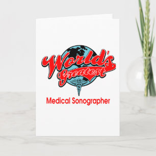 World's Greatest Medical Sonographer Card