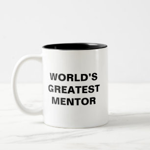 World's Greatest Mentor Two-Tone Coffee Mug