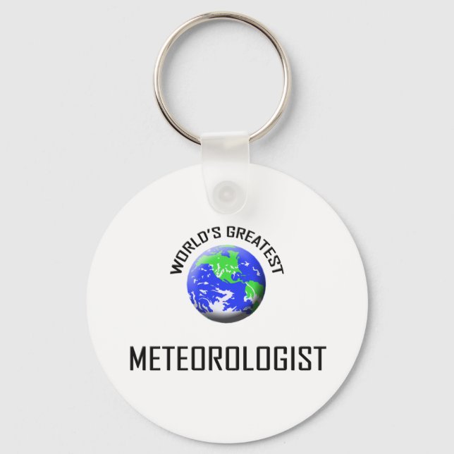 World's Greatest Meteorologist Key Ring (Front)