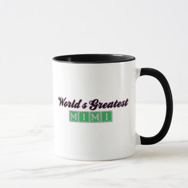 World's Greatest Mimi (Green) Mug (Right)