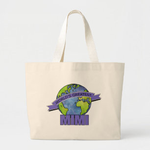 World's Greatest Mimi Large Tote Bag