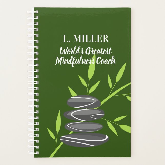World's greatest mindfulness coach custom zen planner (Front)