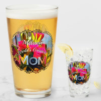 World's Greatest Mom Flowers PM0001 Beer