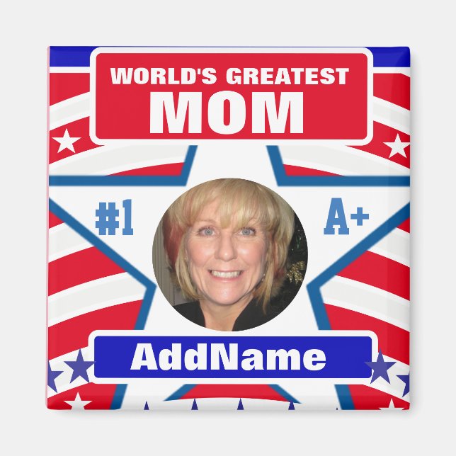 Worlds Greatest Mom Magnet (Front)