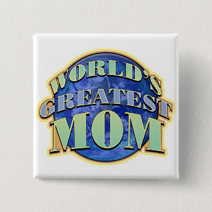 World's Greatest Mum Button
