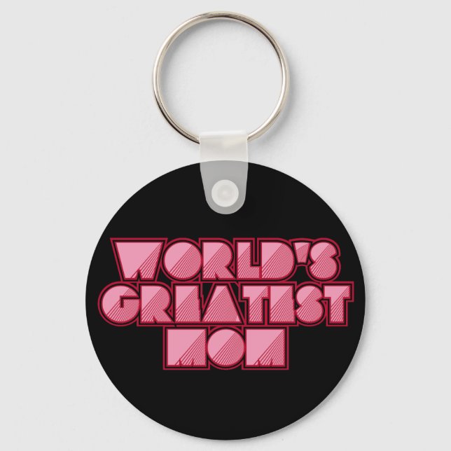 World's Greatest Mum Key Ring (Front)