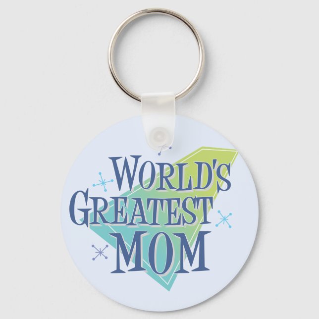 World's Greatest Mum Key Ring (Front)
