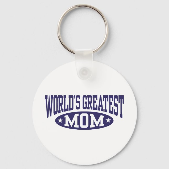 World's Greatest Mum Key Ring (Front)