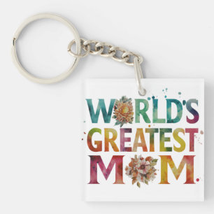 World's Greatest Mum Keychain