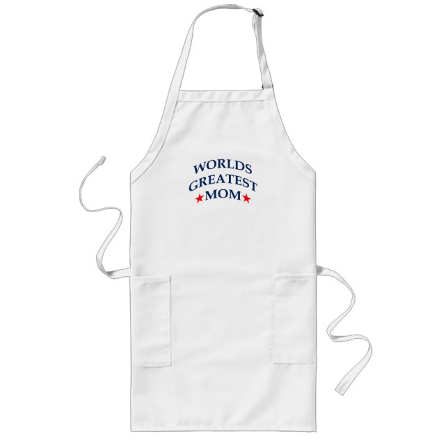 Worlds Greatest Mum Long Apron (Front)