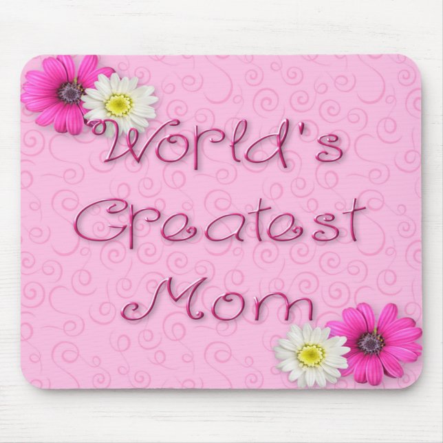 World's Greatest Mum Mouse Mat (Front)