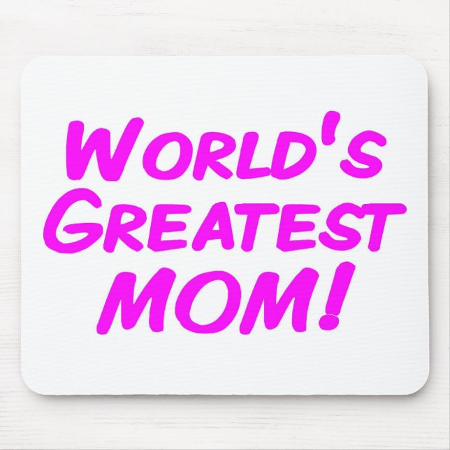 World's Greatest Mum Mouse Mat (Front)
