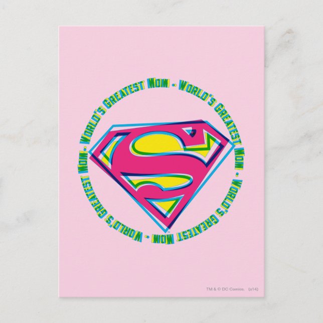 World's Greatest Mum Postcard (Front)