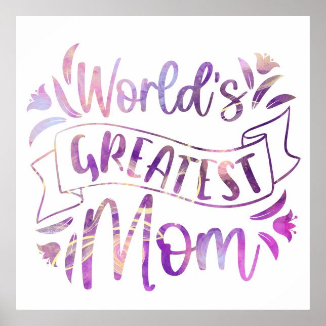 Worlds Greatest Mum Poster (Front)