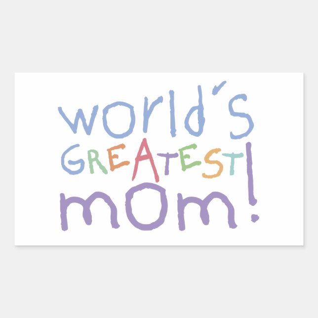 World's Greatest Mum Stickers (Front)