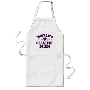 World's greatest mum T-Shirt Long Apron